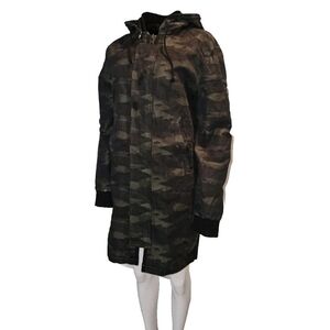 BLK DNM Women's Army Jacket Green Camouflage Size Small 4-6